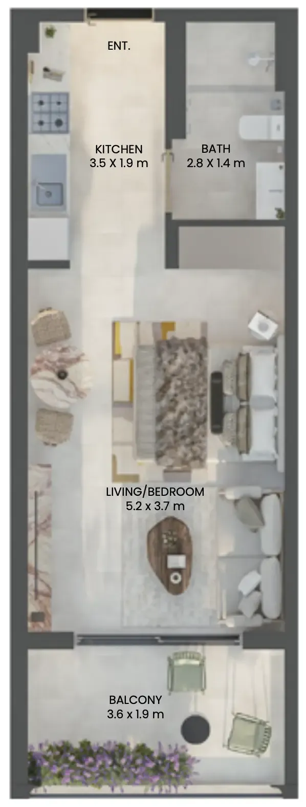 Leos Weybridge Gardens 2 floor plan