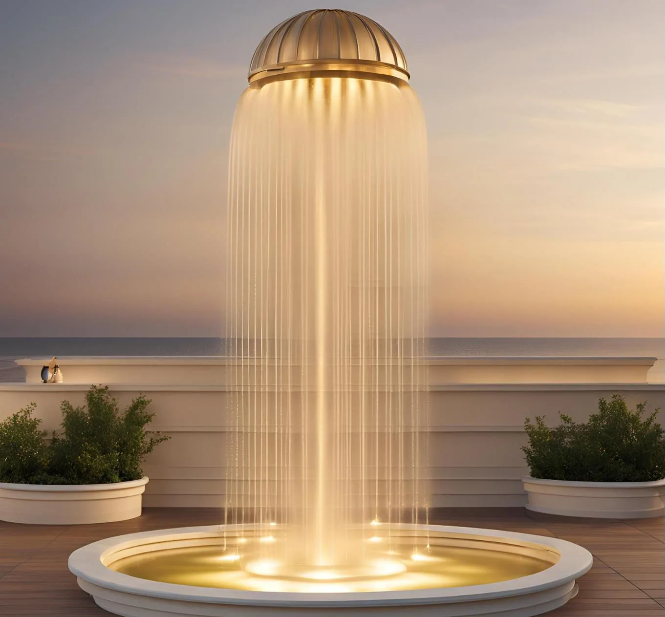 Water Fountains amenity image at Whitecliffs Residences