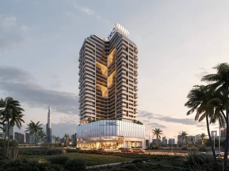 Exterior at Yigo Luxe in Dubai Silicon Oasis Dubai