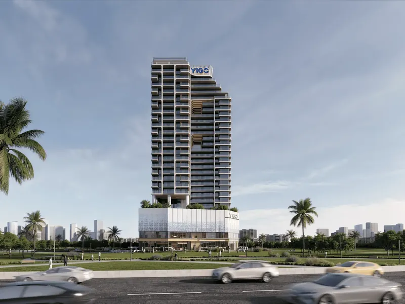 Exterior at Yigo Luxe in Dubai Silicon Oasis Dubai