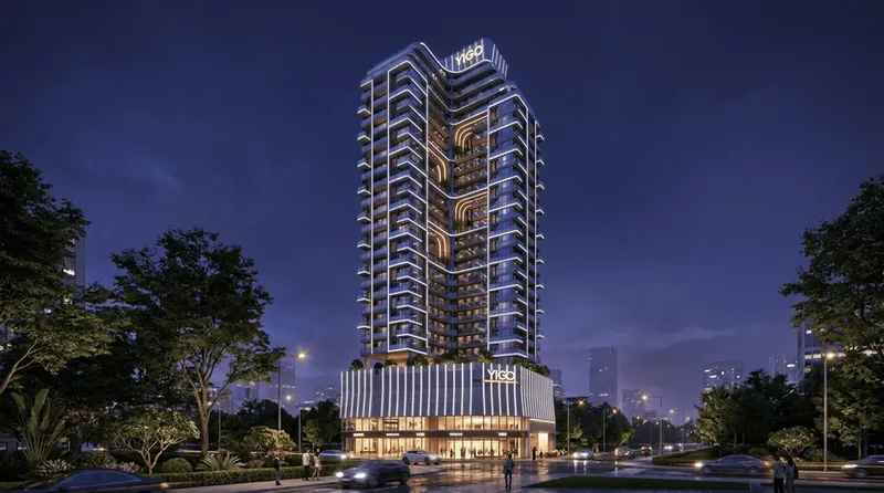Exterior at Yigo Luxe in Dubai Silicon Oasis Dubai