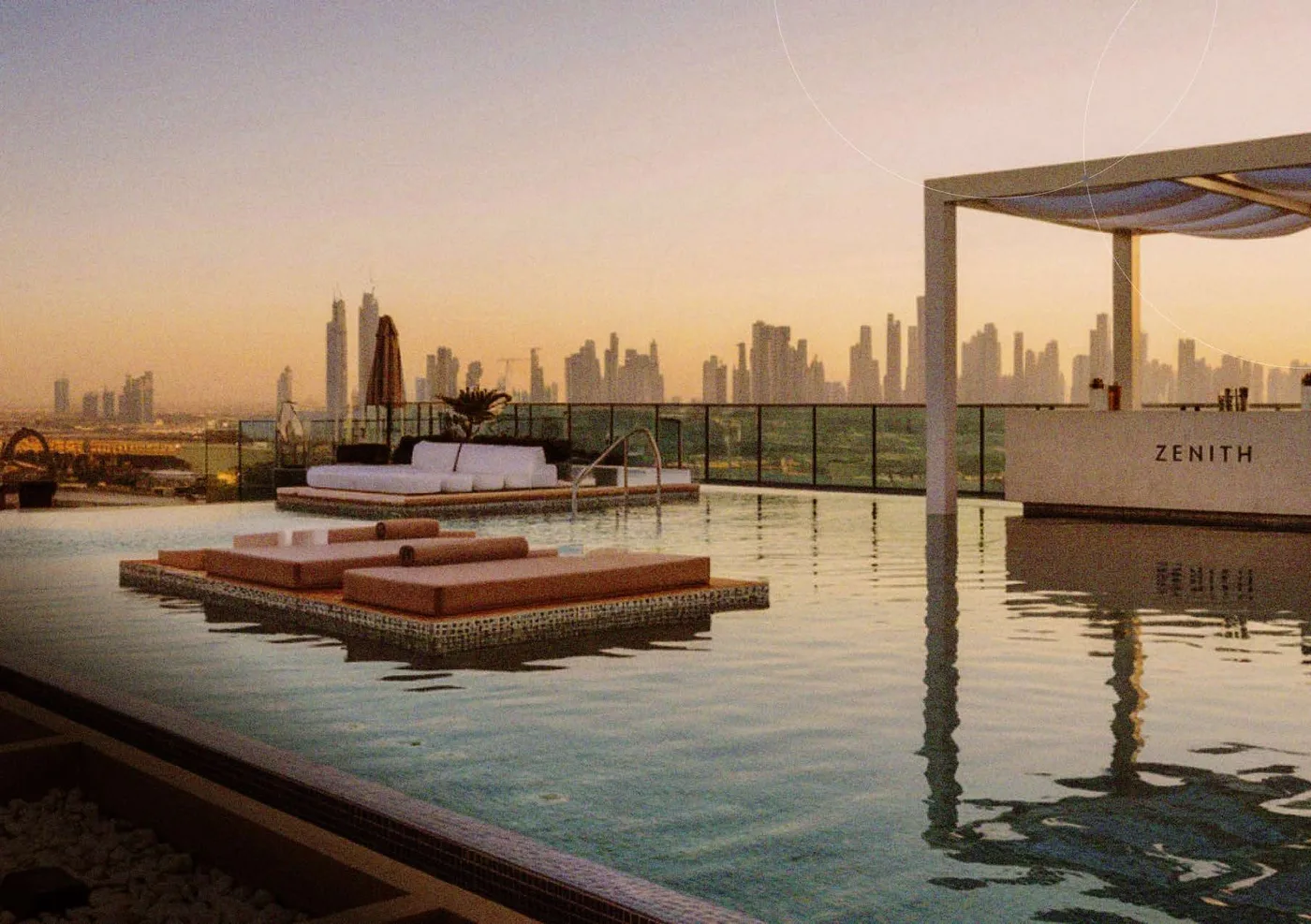 Cabana Deck amenity image at Zenith Residences