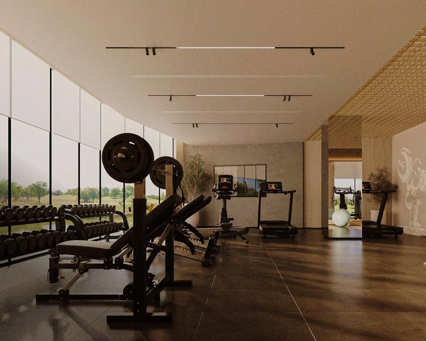 Gym amenity image at Zenith Residences