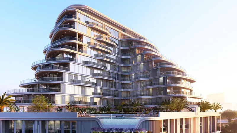 Exterior at Zephyra Residences in Dubai Islands Dubai