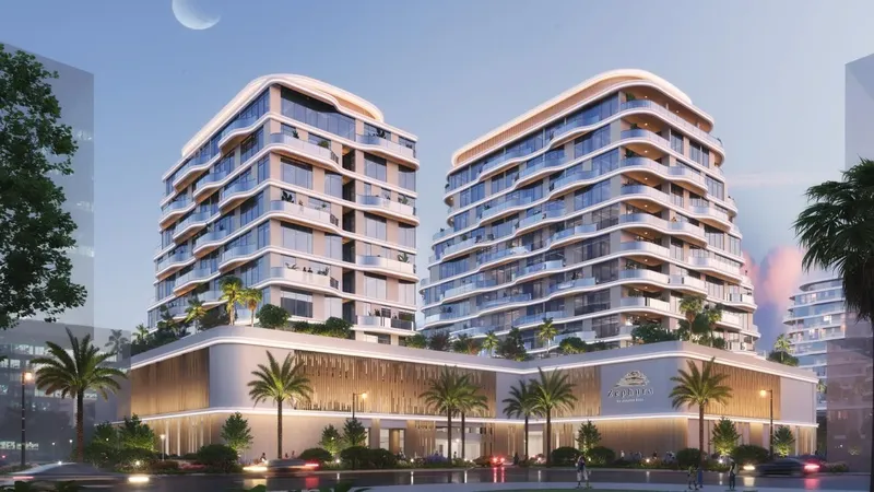 Exterior at Zephyra Residences in Dubai Islands Dubai