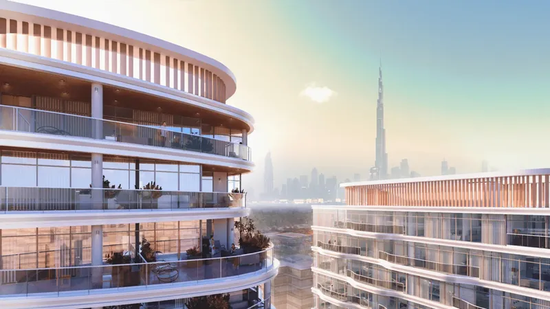 Exterior at Zephyra Residences in Dubai Islands Dubai
