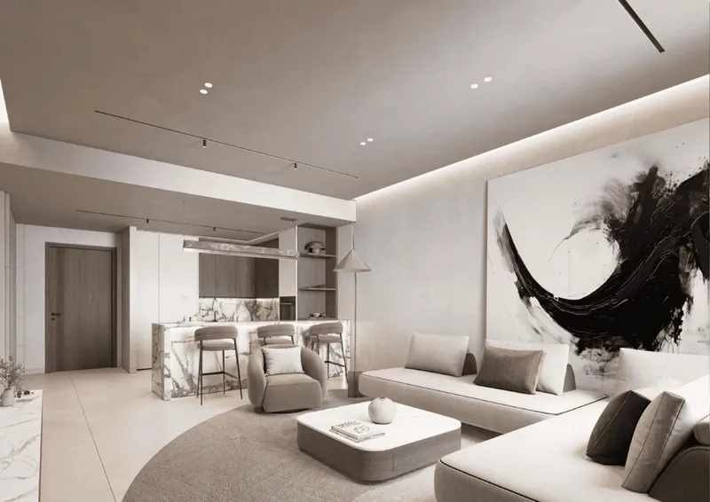 Interior at Zephyra Residences in Dubai Islands Dubai