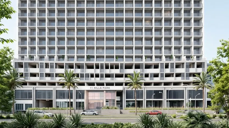 Exterior at 11 Hills Park in Dubai Science Park