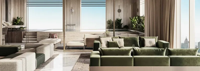 Interior at Aeternitas in Dubai Marina Dubai