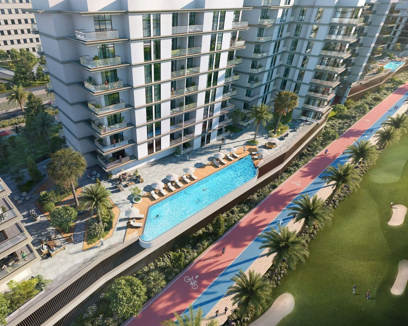 Jogging & Cycling Loop amenity image at Al Hamra Greens