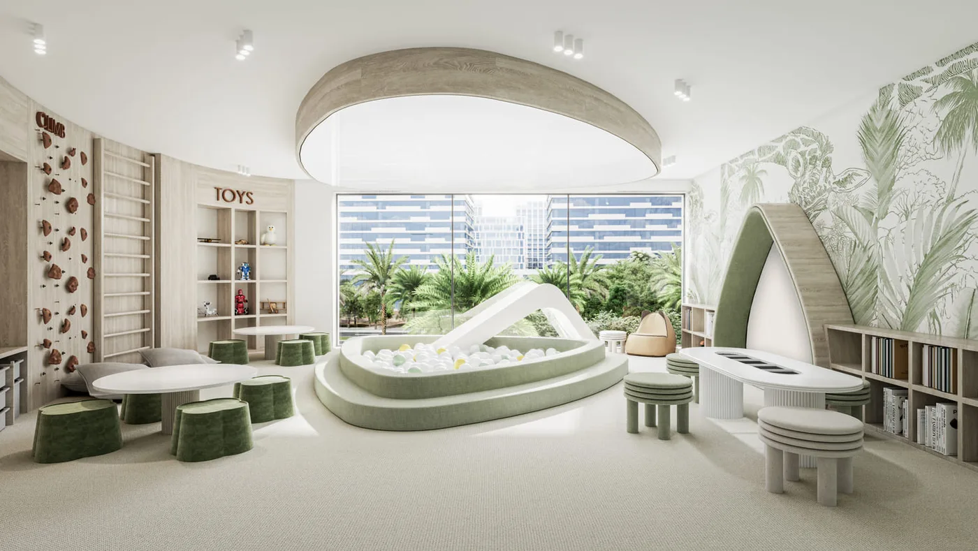 Kids Play Area amenity image at Al Hamra Greens
