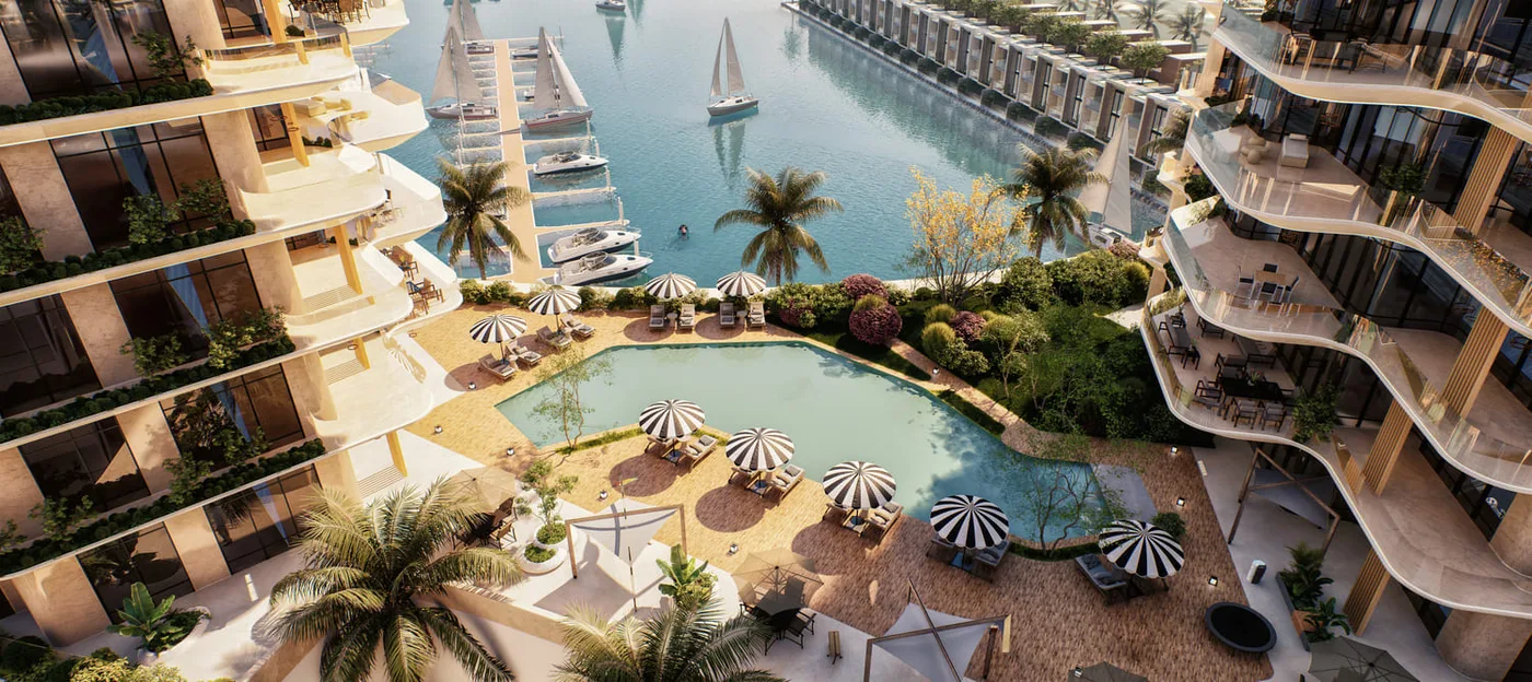 Swimming Pools amenity image at Al Hamra Waterfront