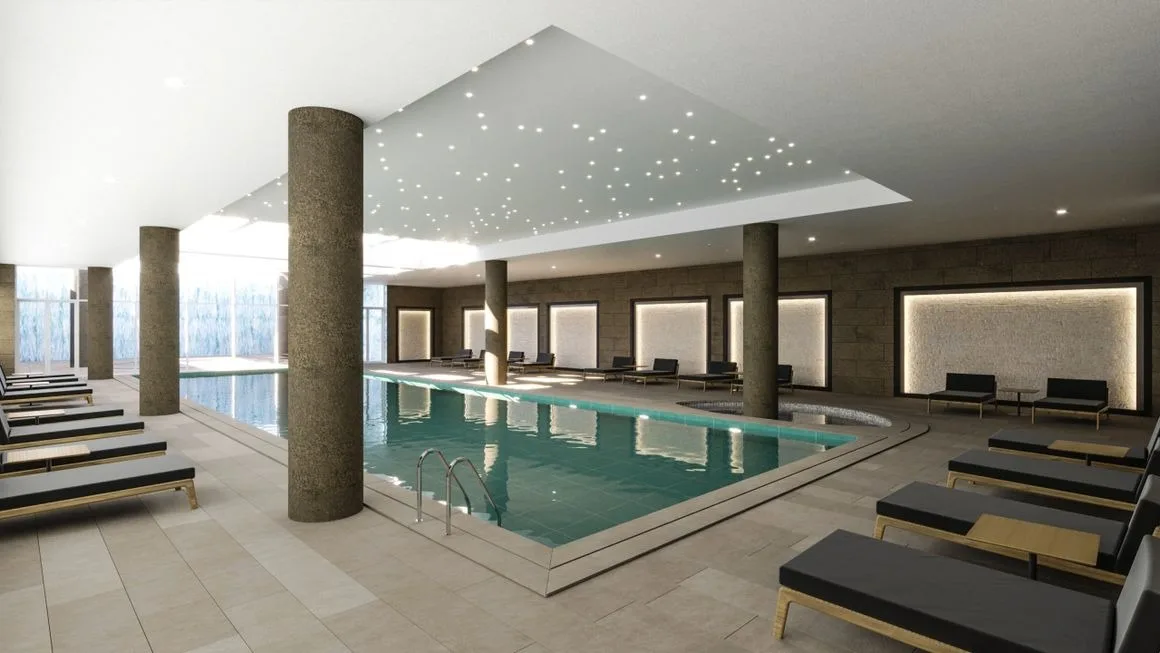 Covered Swimming Pool amenity image at Al Mahra Residence