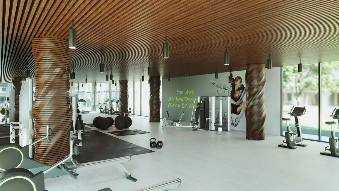 Gym amenity image at Al Mahra Residence