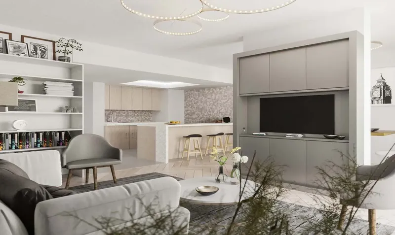 Interior at Al Mahra Residence in Masdar City Abu Dhabi