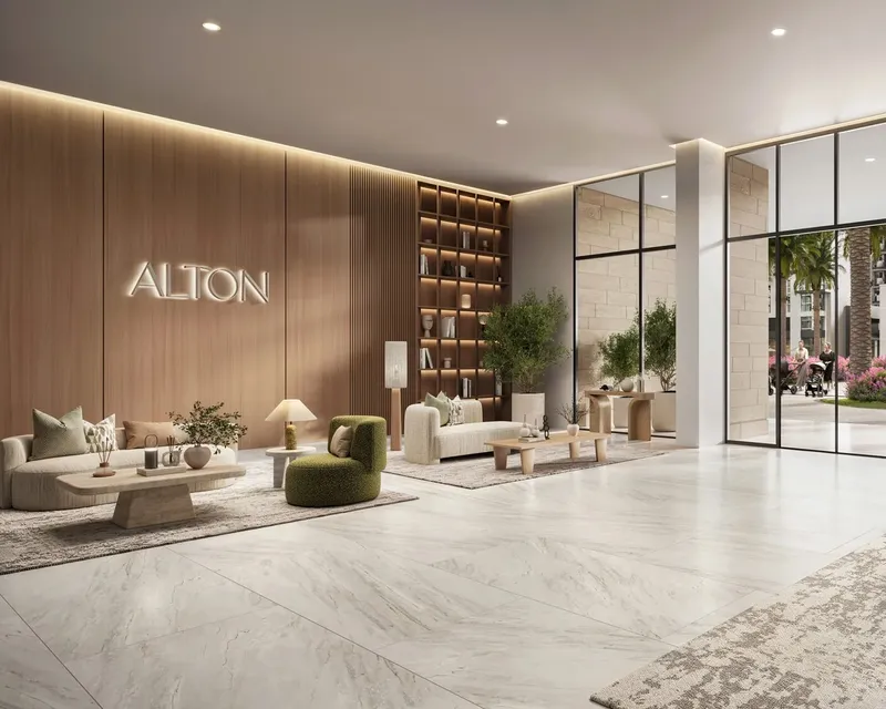 Lobby at Alton in Town Square Dubai