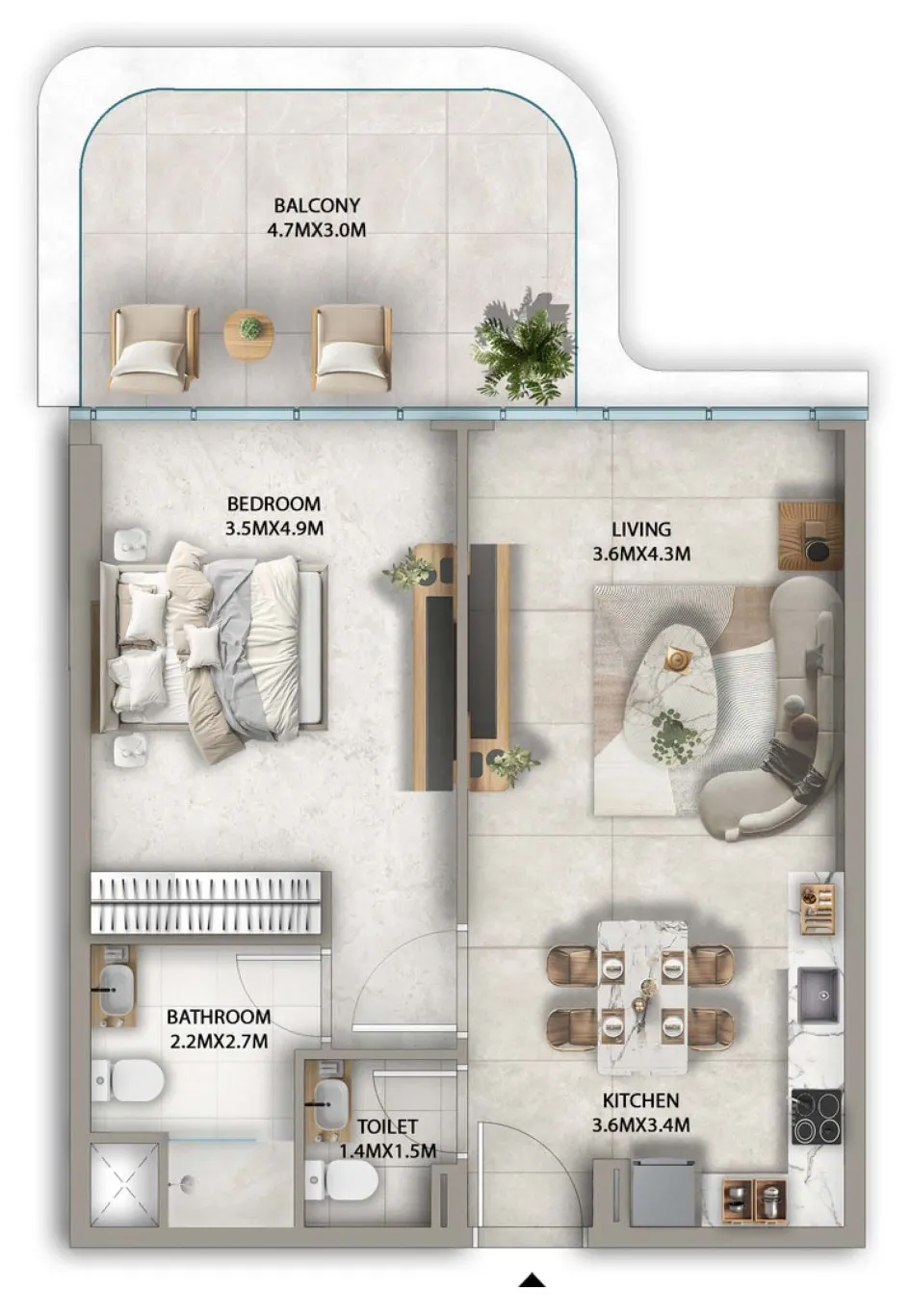 Karma Developers Antalya floor plan