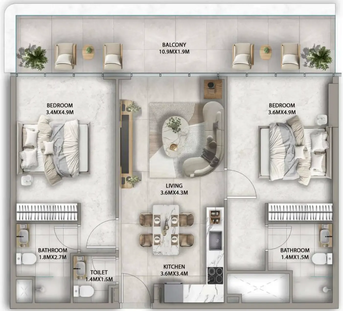 Karma Developers Antalya floor plan
