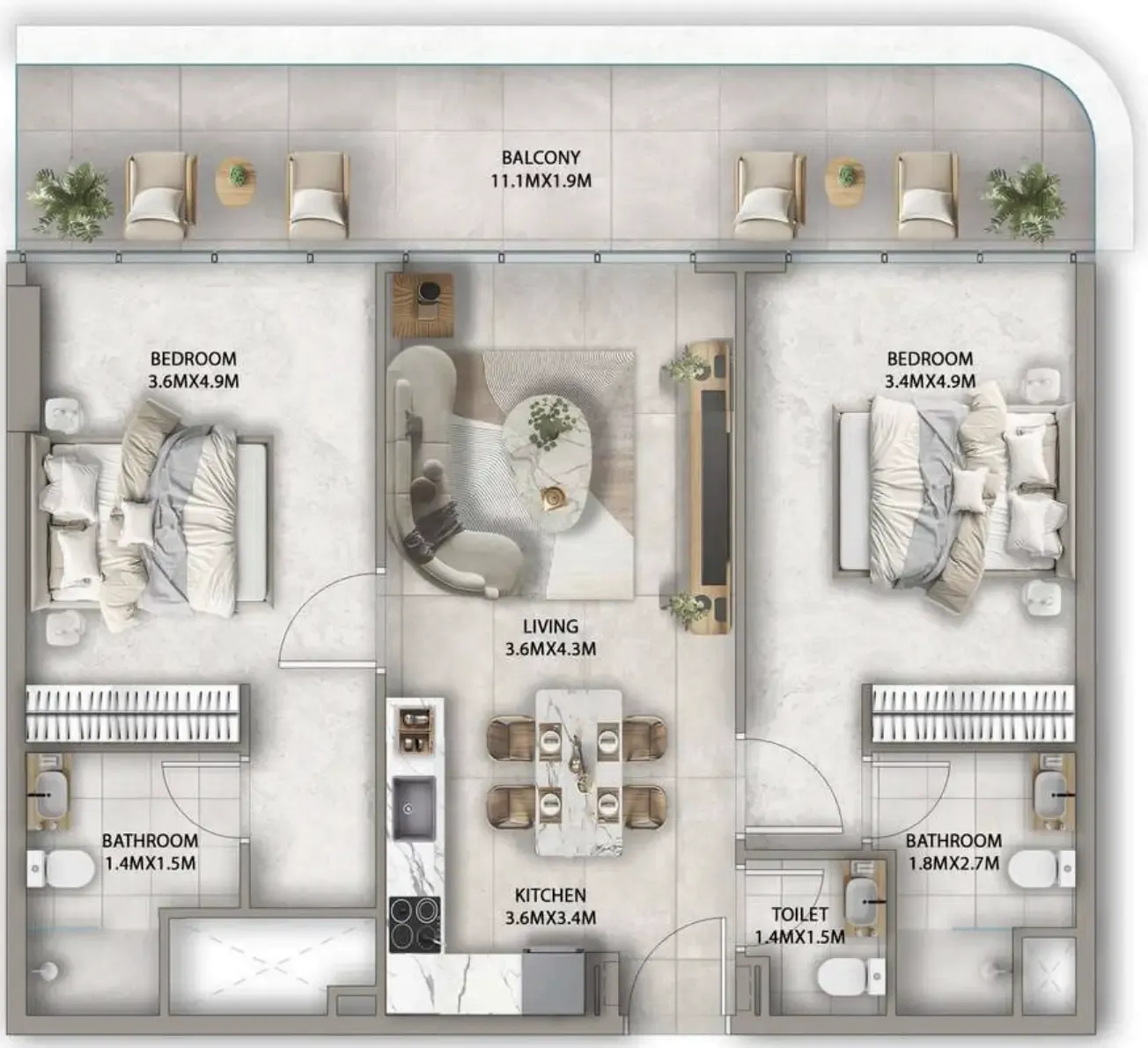 Karma Developers Antalya floor plan