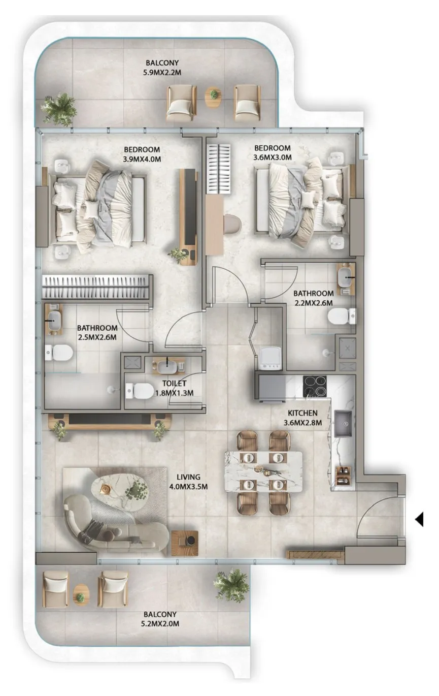 Karma Developers Antalya floor plan