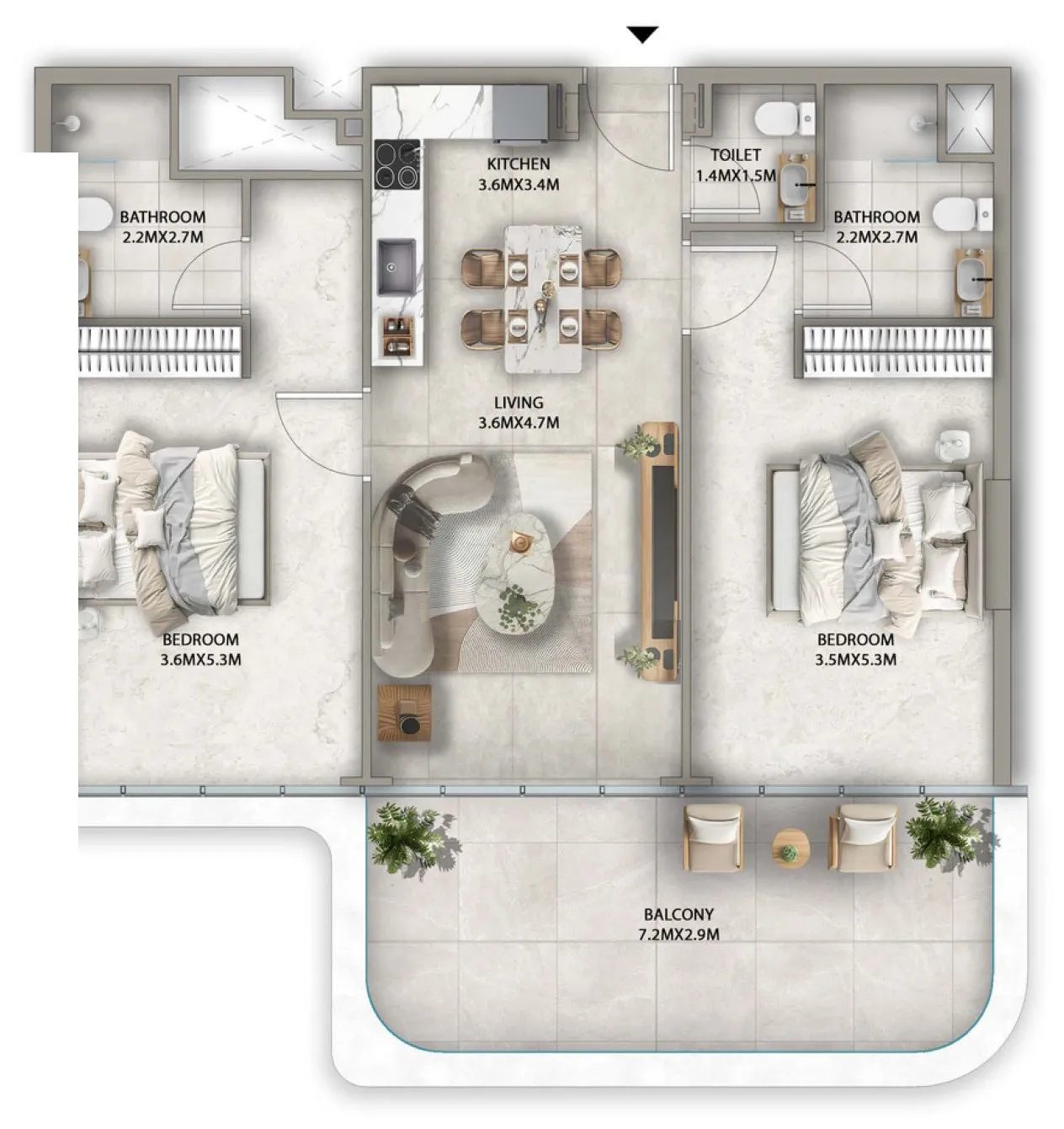 Karma Developers Antalya floor plan