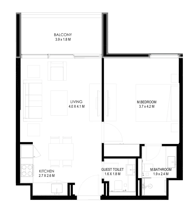Arada Arada Gate 2 floor plan
