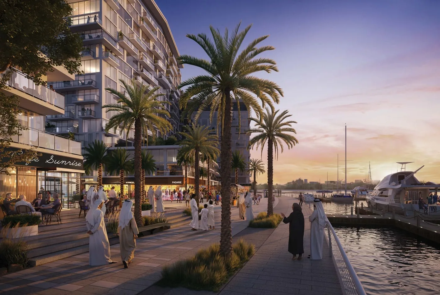Located Across Waterfront Promenade amenity image at Aysha Residences 1 and 2