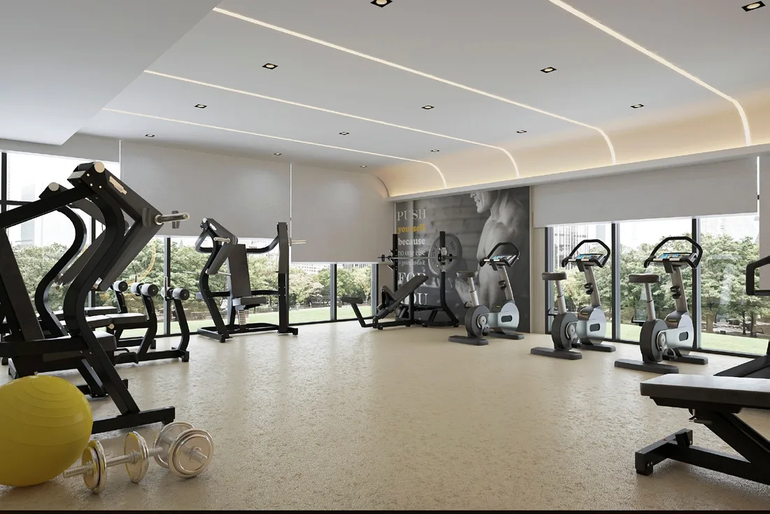 Gym amenity image at Azizi Jewel