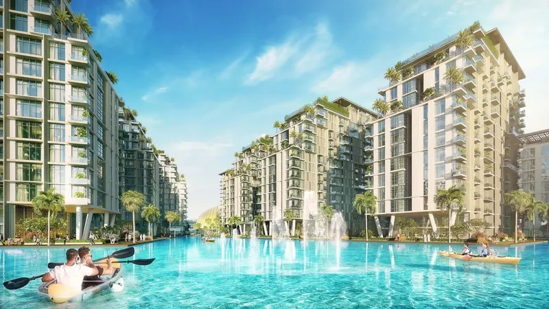 Exterior at Azizi Venice in Dubai South Dubai