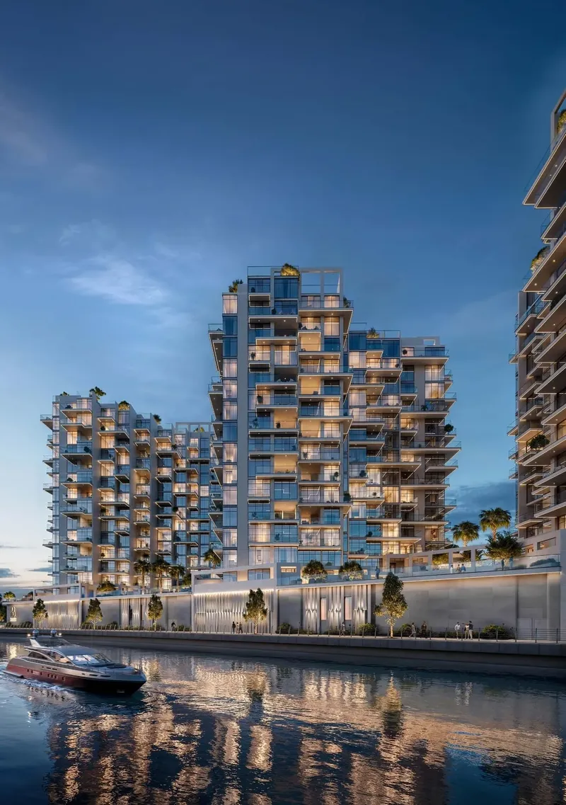 Exterior at Bab Al Qasr Canal View Residence 22 in Al Raha Beach Abu Dhabi