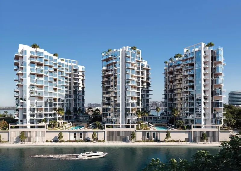Exterior at Bab Al Qasr Canal View Residence 22 in Al Raha Beach Abu Dhabi