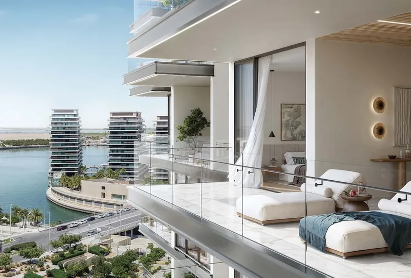 Exterior at Bab Al Qasr Canal View Residence 22 in Al Raha Beach Abu Dhabi