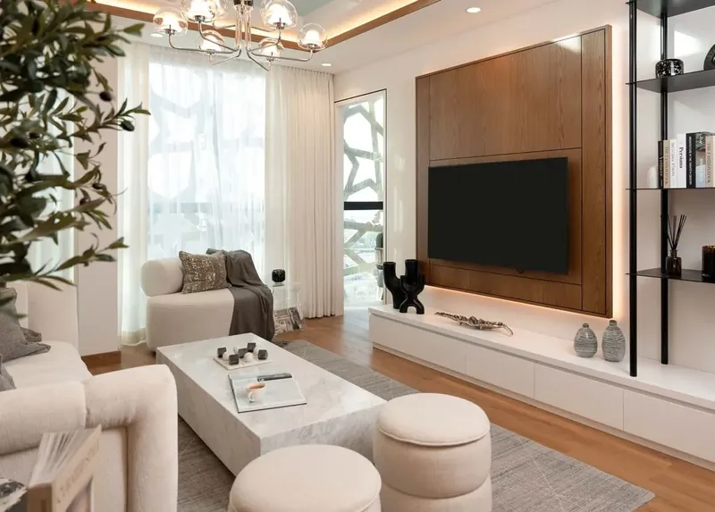 Interior at Bab Al Qasr Canal View Residence 22 in Al Raha Beach Abu Dhabi