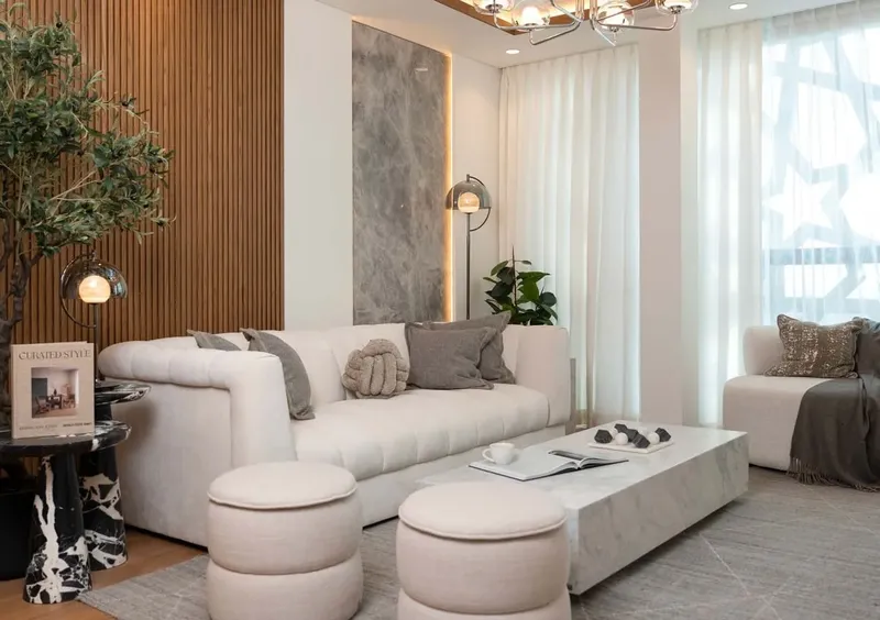 Interior at Bab Al Qasr Canal View Residence 22 in Al Raha Beach Abu Dhabi