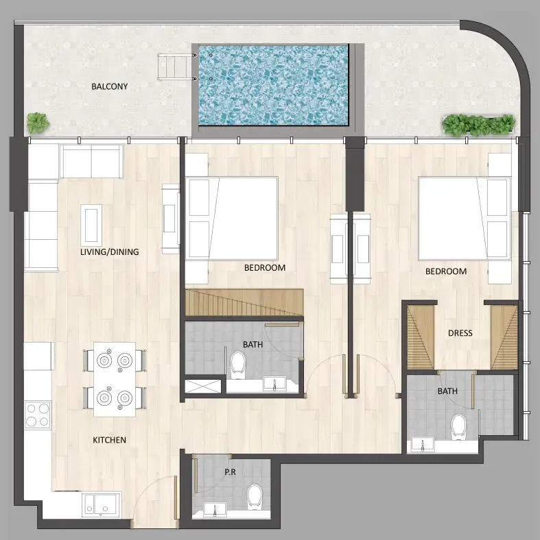 ARY & MAZ Developments Barari Palace floor plan
