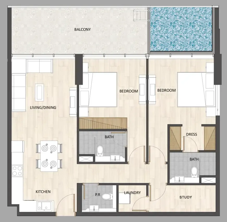 ARY & MAZ Developments Barari Palace floor plan