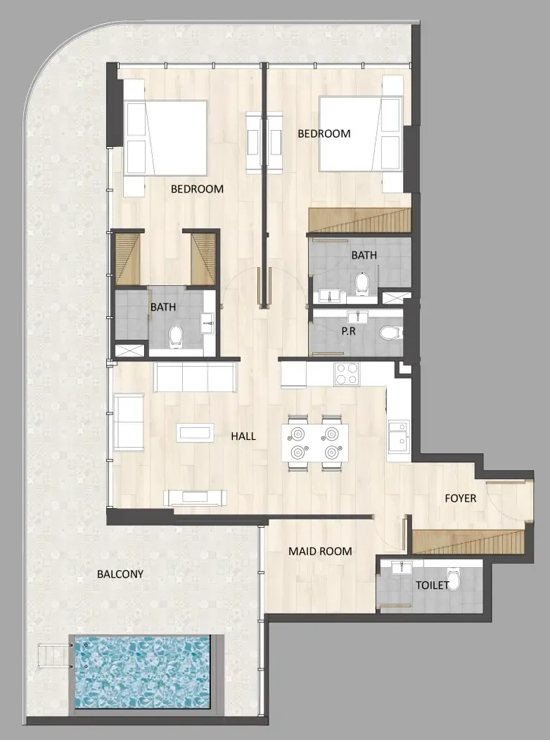 ARY & MAZ Developments Barari Palace floor plan