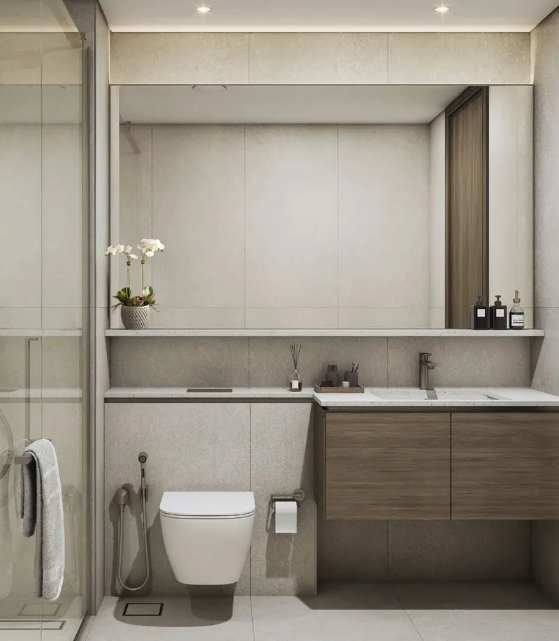 Interior at Bayfront Marina Residences in Siniya Island Umm Al Quwain