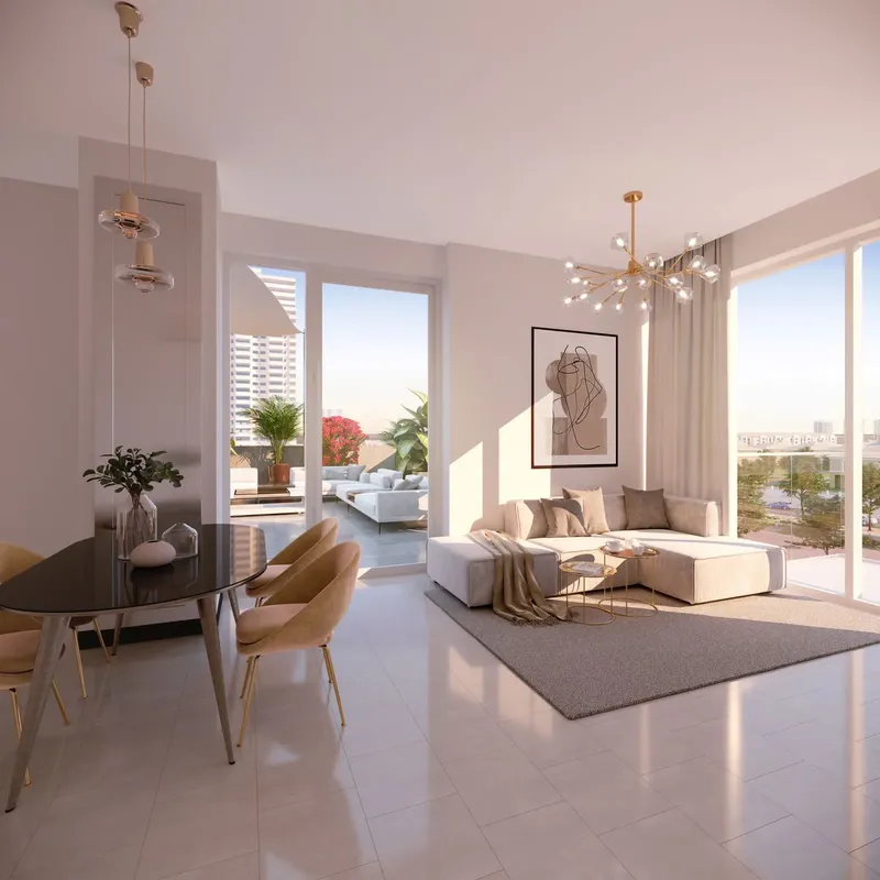 Interior at Beach Oasis 1 and 2 in Dubai Studio City Dubai