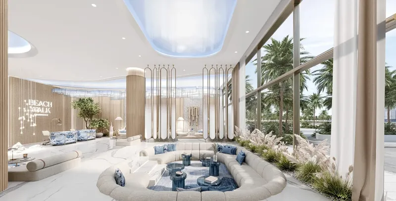 Lobby at Beach Walk 4 in Dubai Islands Dubai