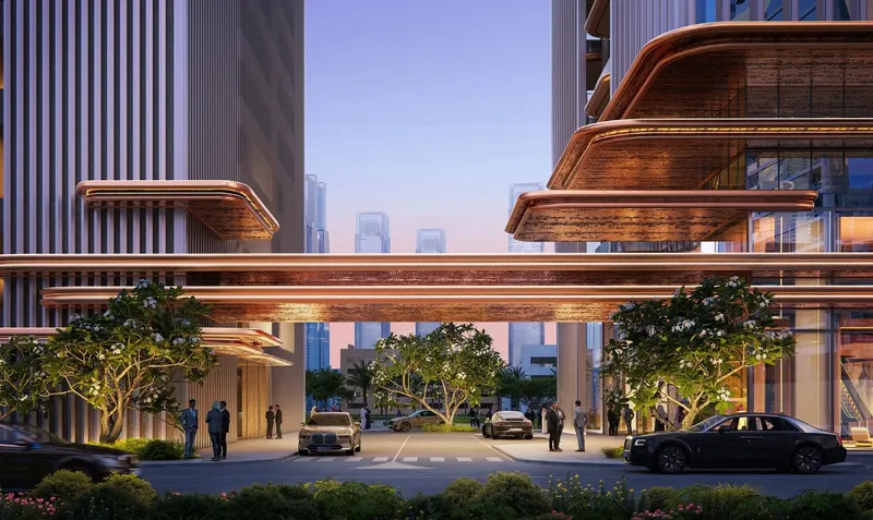 Exterior at Berkeley Tower in Business Bay Dubai
