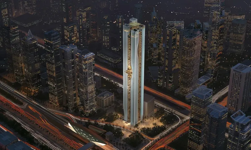 Exterior at Berkeley Tower in Business Bay Dubai