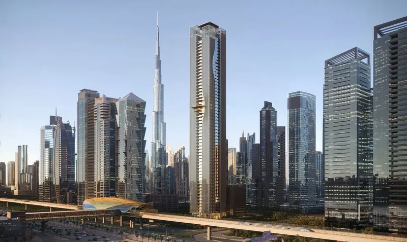 Exterior at Berkeley Tower in Business Bay Dubai