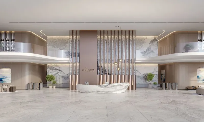 Lobby at Berkeley Tower in Business Bay Dubai