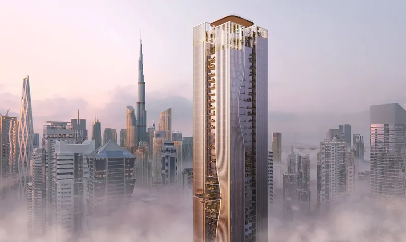 Exterior at Berkeley Tower in Business Bay Dubai