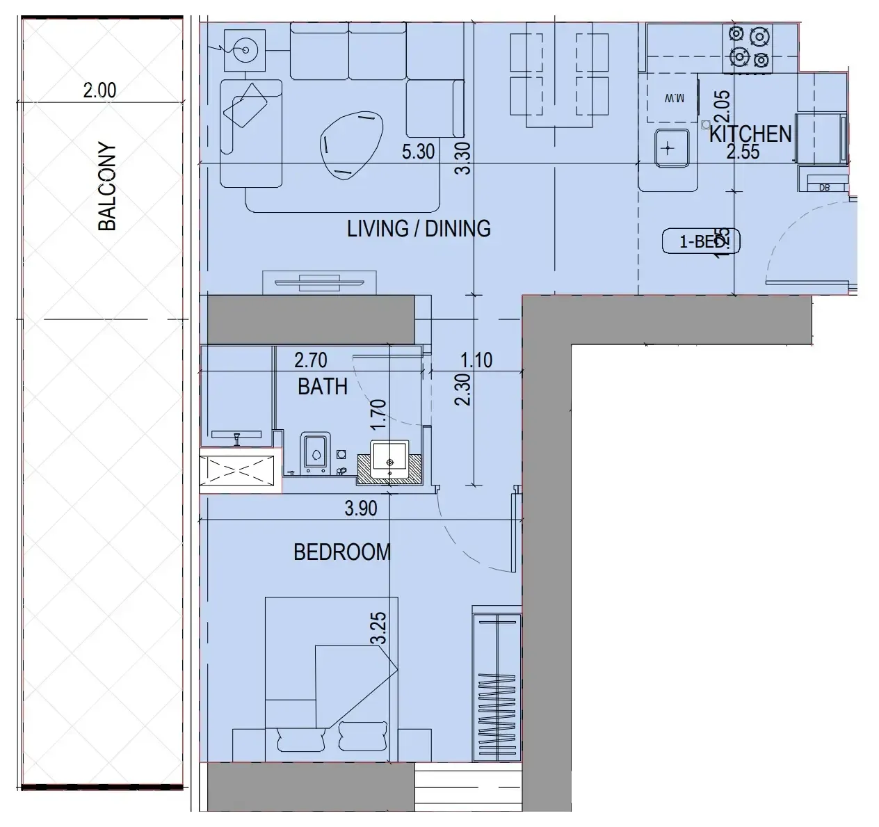 Binghatti Binghatti Sky Terraces floor plan
