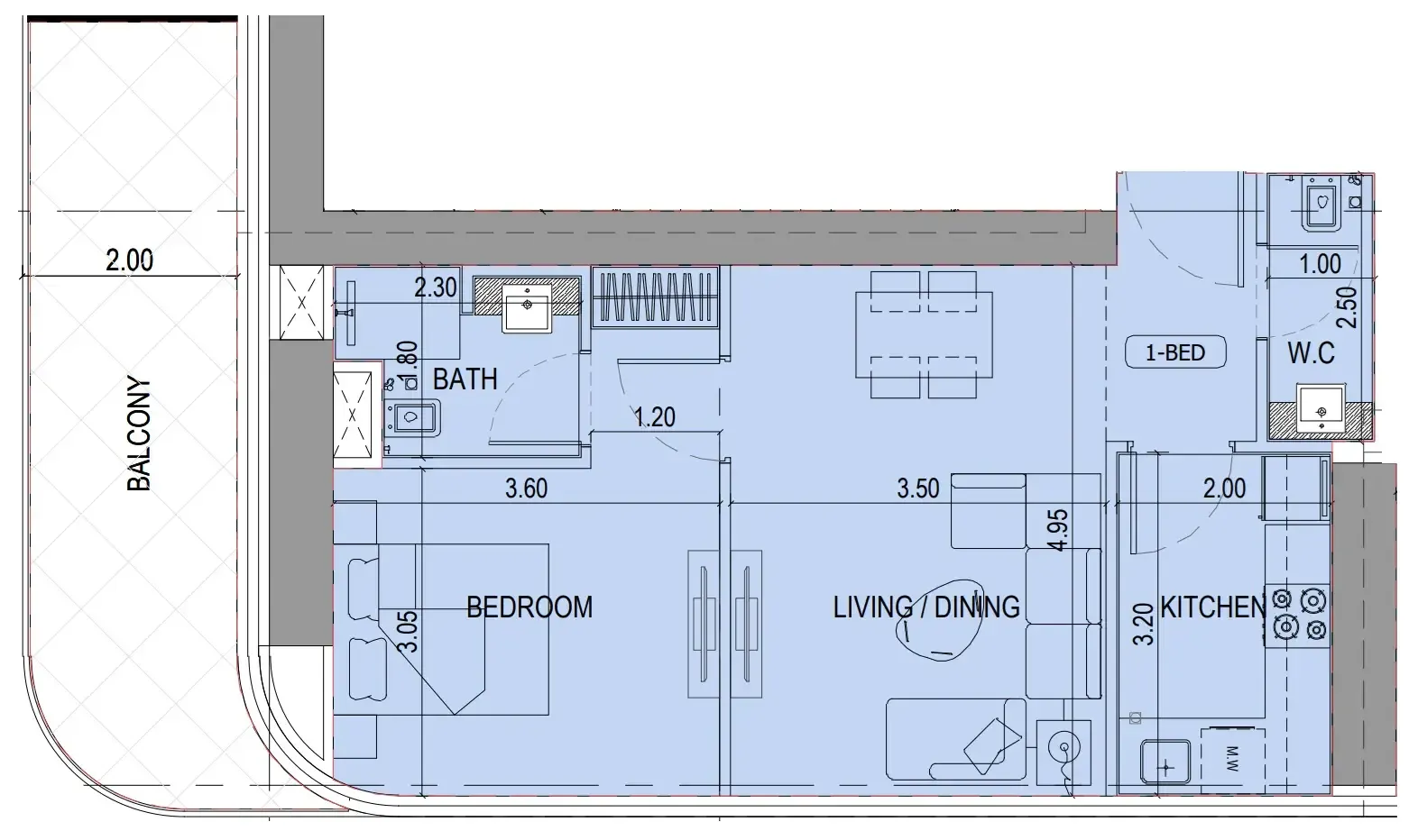 Binghatti Binghatti Sky Terraces floor plan