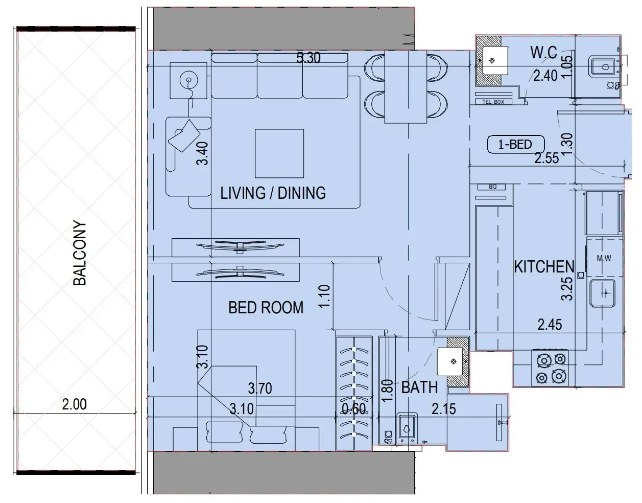 Binghatti Binghatti Sky Terraces floor plan