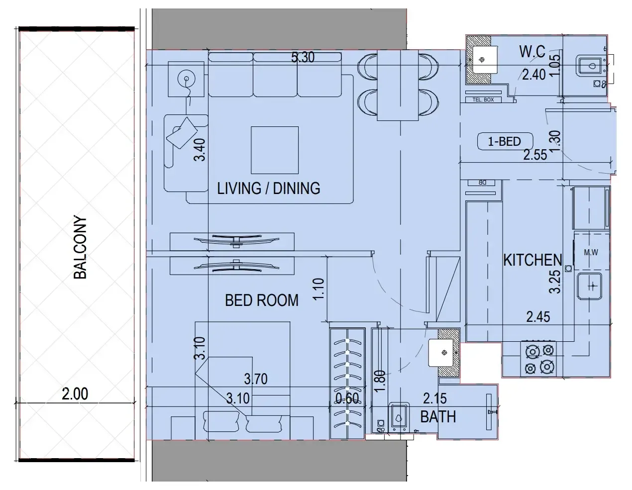 Binghatti Binghatti Sky Terraces floor plan
