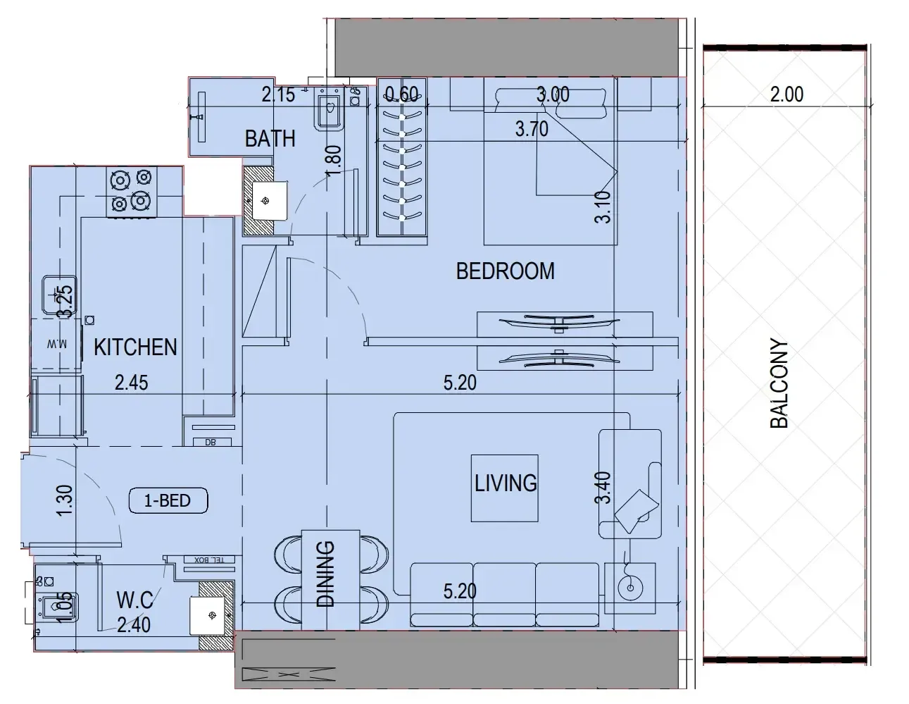 Binghatti Binghatti Sky Terraces floor plan